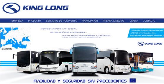 King Long estrena web con motivo de la FIAA  2014