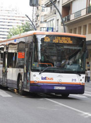La ciudad de Murcia se sitúa como líder nacional en aumento de viajeros en autobús urbano