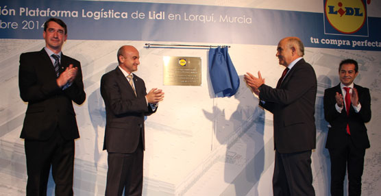 Lidl inaugura una plataforma log&iacute;stica en Lorqu&iacute; (Murcia) que alcanza una inversi&oacute;n de 35 millones de euros
