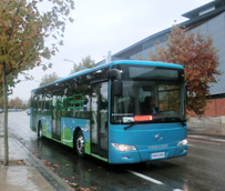 King Long somete su nuevo h&iacute;brido urbano enchufable E12 a las exigentes pruebas de la EMT de Madrid