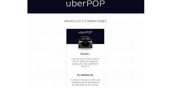 La justicia holandesa proh&iacute;be la aplicaci&oacute;n &lsquo;Uberpop&rsquo; de servicio de transporte