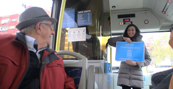 &ldquo;Segovia se mueve #mejorenbus&rdquo;, lema elegido para fomentar el uso del transporte urbano