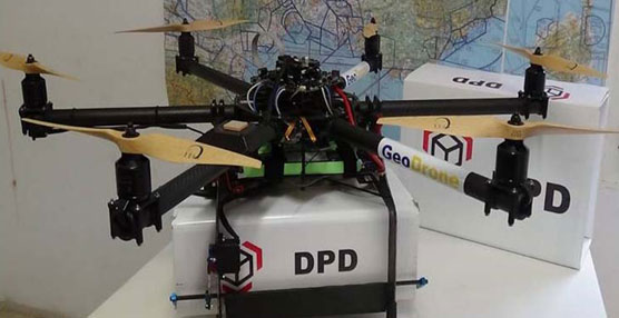 GeoPost, socio estrat&eacute;gico de SEUR, inicia las pruebas para el reparto de paquetes con drones