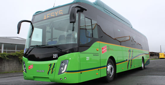 Los autobuses han sido carrozados en piso alto y cuentan con homologación para transporte escolar