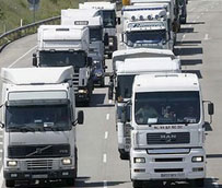 La creación de empresas del sector del transporte por carretera aumenta un 6,40% durante 2014