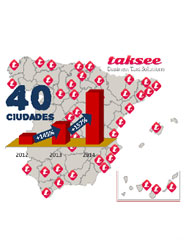 Murcia, Elche, Pamplona, Logroño, Granollers y Mollet del Vallès son las seis nuevas ciudades de la red taksee