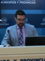 Francisco Tovar, durante su intervención.