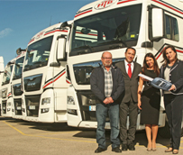 La empresa Hermanos Bordes renueva completamente su flota con 20 nuevas tractoras TGX Euro 6 de la alemana MAN