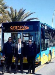 Transportes Urbanos de Sanlúcar presenta tres nuevos autobuses que contribuyen a la renovación de su flota
