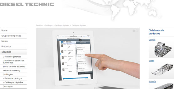 DT Spare Parts amplía la oferta de servicios con catálogos de productos vía ‘online’