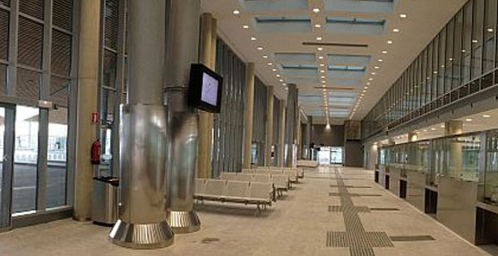 Interior de la nueva estación de autobuses de Vitoria-Gasteiz.