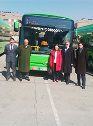 Colmenarejo adquiere cinco autobuses híbridos de Iveco Bus para el transporte urbano por el municipio