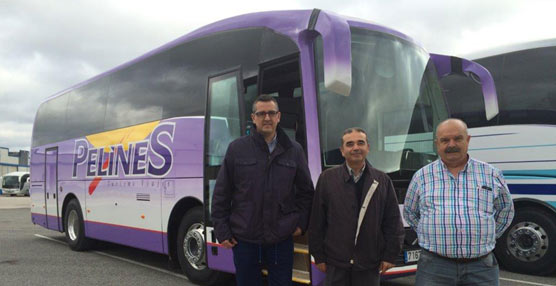 Autos Pelines recibe el primer Volvo B8R con carroceria SC5 de Sunsundegui en 10,35 metros de longitud