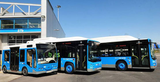 Autobuses de la Empresa Municipal de Transportes de Málaga.