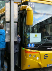 Parada de Guaguas Municipales. 