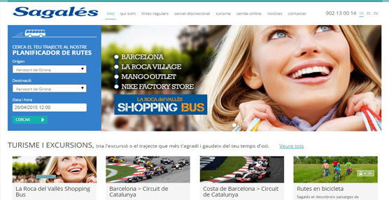 Sagalés estrena nueva página web corporativa, que destaca por su mayor usabilidad y navegación más veloz y cómoda