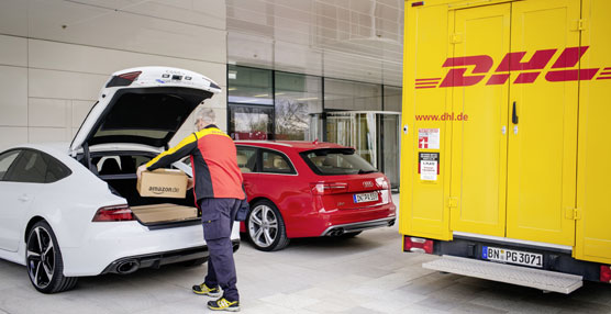 Audi, DHL y Amazon desarrollan un servicio para facilitar y hacer m&aacute;s c&oacute;moda la compra &lsquo;online&rsquo;