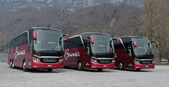 Los modelos S 515 HDH y S 516 HDH del modelo Setra TopClass 500 elecci&oacute;n de dos operadores tur&iacute;sticos alemanes