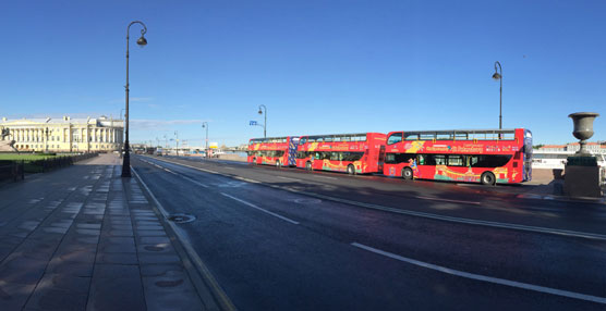 City Sightseeing inaugura en San Petersburgo y se convierte en la mayor compañía de city tours de Rusia