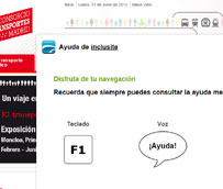 La nueva &lsquo;web&rsquo; del Consorcio de Transportes de Madrid, galardonada en los Premios Madrid Accesible