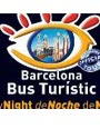 Cartel del bus turístico nocturno de Barcelona.