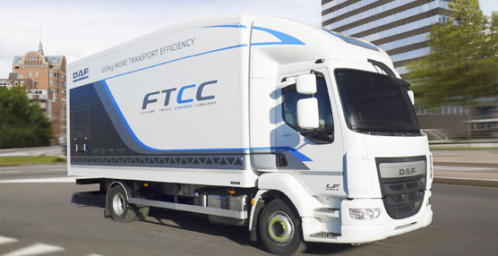 DAF muestra el nuevo Future Truck Chassis Concept, una reducción de 500 kg de peso en camiones de distribución de 12 toneladas