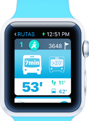 'EMT Madrid Watch' es una aplicación para el reloj inteligente de Apple que ofrece información en el momento