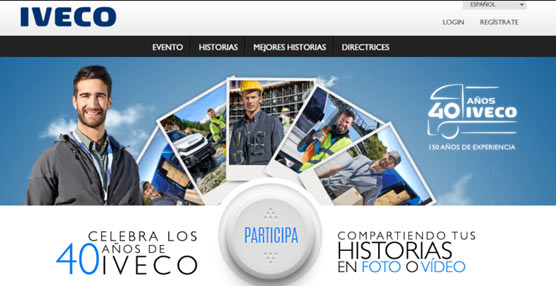 Iveco celebra el 40 aniversario de su creación y para celebrarlo diseña un logotipo especial