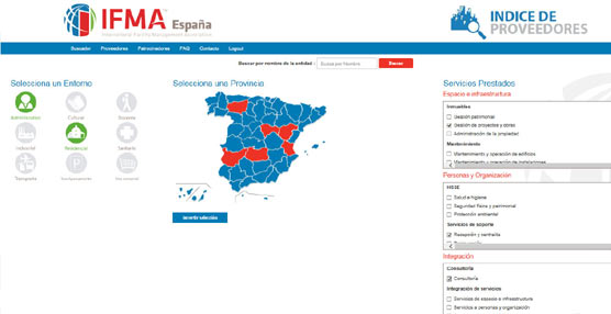 IFMA Espa&ntilde;a lanza una herramienta online, &uacute;nica en el mercado, para la b&uacute;squeda de servicios empresariales