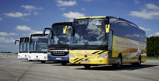 Daimler y su amplio concepto integral de seguridad para buses eje central del Campus Safety