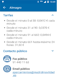 Una nueva app de la EMT de Madrid ofrece informaci&oacute;n completa y en tiempo real de 58 aparcamientos p&uacute;blicos en la ciudad