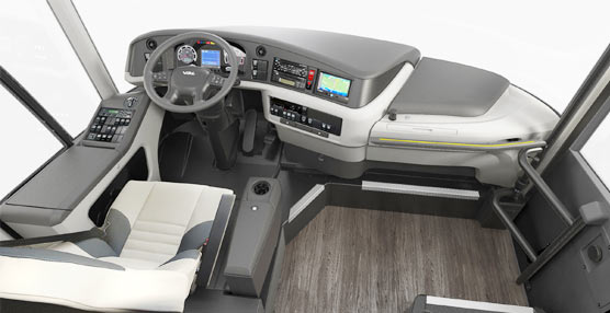 Interior del VDL Futura FDD2.