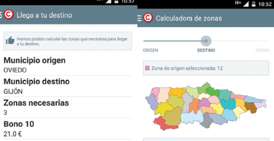 Asturias lanza una aplicación informática para hacer más atractivo el uso del transporte público.