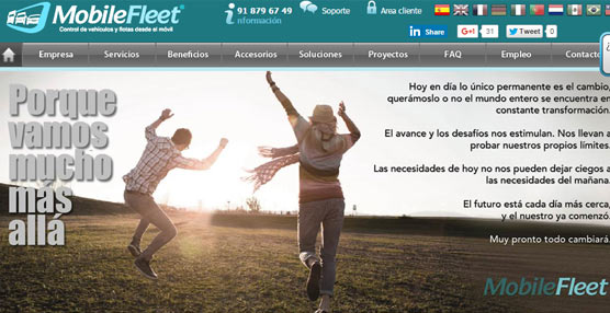 MobileFleet enfocada al control y gesti&oacute;n de flotas por GPS, reduce el consumo de combustible un 5%