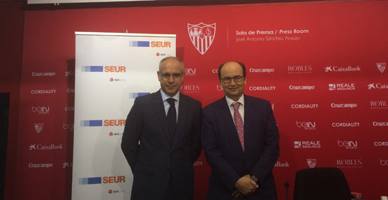 Sevilla Fútbol Club confía en la compañía SEUR las soluciones logísticas de su tienda online a través de un acuerdo