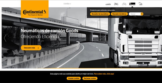 Continental Espa&ntilde;a renueva su p&aacute;gina web con informaci&oacute;n espec&iacute;fica y detallada de todos sus departamentos