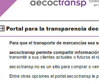 AECOC impulsa  Aecoctransp, plataforma ‘online’ para cargadores y transportistas