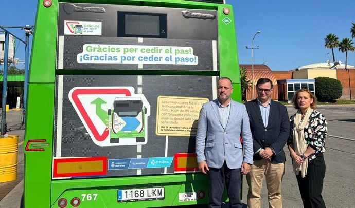 Campaña 'Gracias por ceder el paso' para la seguridad del Sector en Palma
