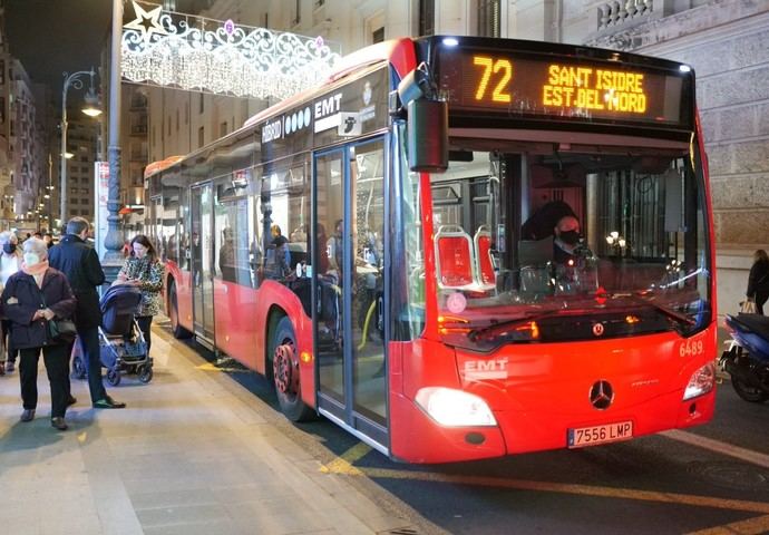 EMT Valencia transporta a un 43% de viajeros más que el año anterior