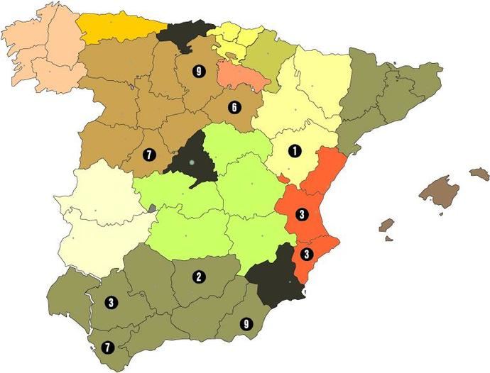 Las gasolineras más baratas, con los mismos guarismos