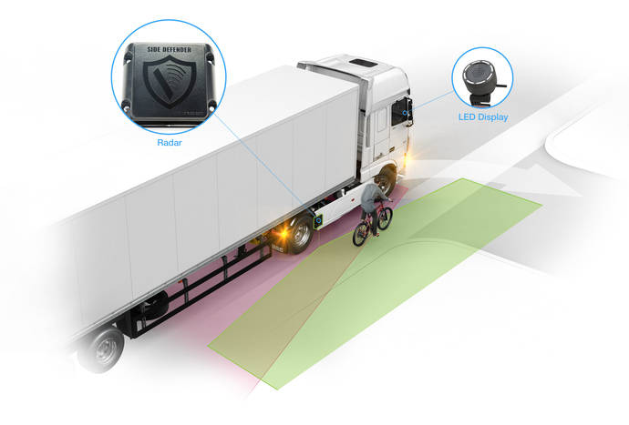 DAF Trucks va a introducir su función DAF City Turn Assist como opción de fábrica en unidades tractoras 4x2 y 6x2, para aumentar la seguridad de las operaciones de distribución en pueblos y ciudades.