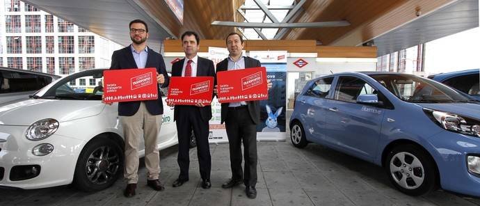 La Tarjeta Transporte Público da acceso a los coches ‘carsharing’ de Madrid