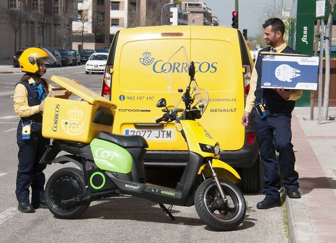 El Grupo Correos repartió más de 165 millones de paquetes en 2018