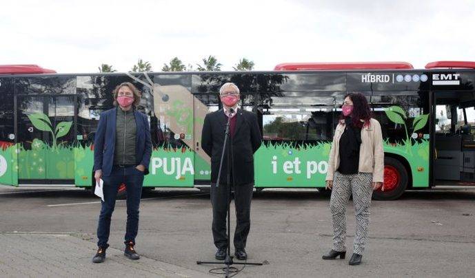 EMT Valencia incorpora 21 nuevos autobuses híbridos a su flota