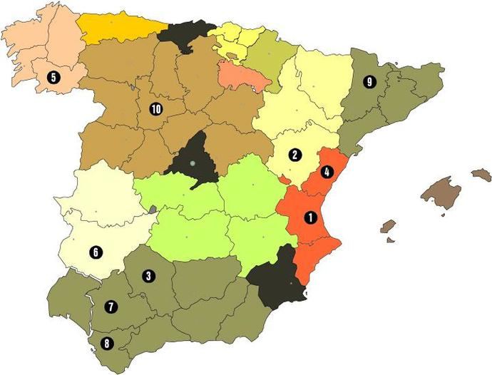 Repostar por debajo de 1,3 euros/litro, ya solo en siete provincias