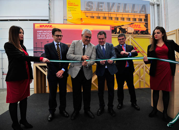 DHL inaugura la ampliación de sus instalaciones en Sevilla