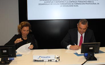 Primafrio y Educación de Murcia firman la FP Dual 4.0