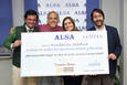 Alsa y sus empleados, con la Fundación Aladina