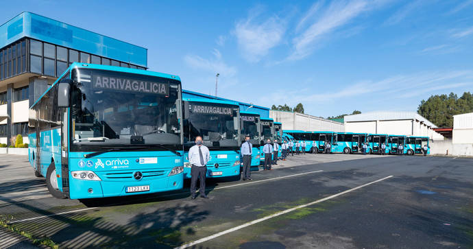 Arriva Galicia incorpora 15 nuevos vehículos al servicio