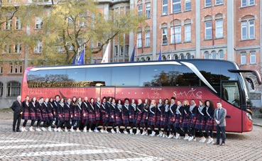 Setra transporta un año más a las candidatas a Miss Francia